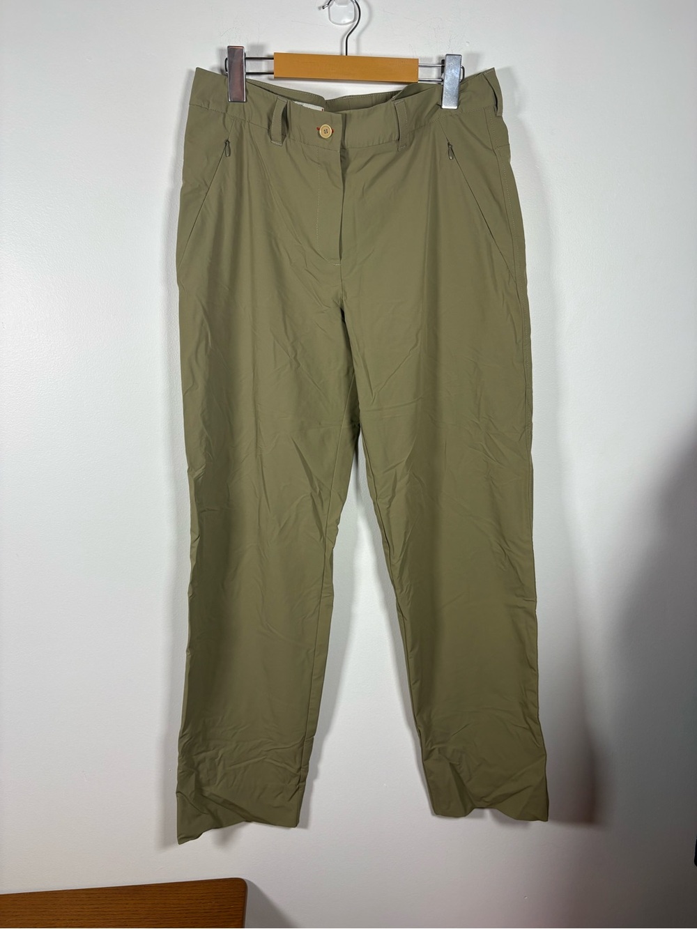 Olive Green Casual Pants